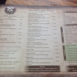 Restauracja Coś Dobrego - Menu