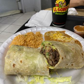 El Gordo Mexican Grill #5 - Carne Asada Burrito rice and beans - Mexican Near Me - Tempe, Arizona El Gordo Mexican Grill #5 - Carne Asada Burrito rice and beans - Mexican Near Me - Tempe, Arizona