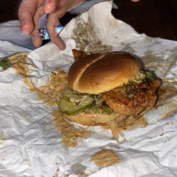 Cockti Fried Chicken - Chipotle Cinnamon Chicken Sandwich - Food Trucks Near Me - Austin, Texas Cockti Fried Chicken - Chipotle Cinnamon Chicken Sandwich - Food Trucks Near Me - Austin, Texas