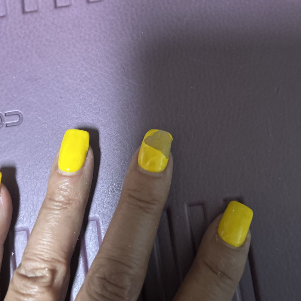 Bomb Nails - Thick polish pealing - Nail Salons Near Me - Aurora, Colorado