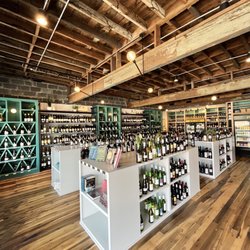 Last Chance Liquors - Wine section of the store