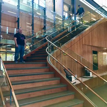 Los Gatos Library - Cool stairway with amazing glass panels - Libraries Near Me - Los Gatos, California Los Gatos Library - Cool stairway with amazing glass panels - Libraries Near Me - Los Gatos, California