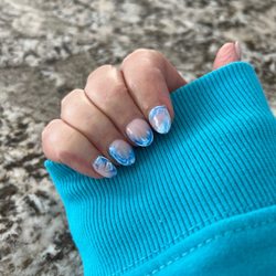 Oasis Salon Southbridge - Marble nails by Annie