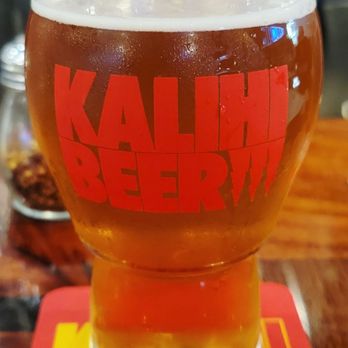 Olohana Brewpub By Kalihi Beer - Kalihi Beer Pop Top Kölsch Beer 16floz Draft $9.00 (10/06/25). @KalihiBeer #Honolulu #Oahu #Hawaii #CraftBeer #Beer #Kolsch #SportsBar - Brewpubs Near Me - Honolulu, Hawaii