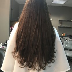 Le Studio - After a full set of organic top of the line hair extensions Last set on this client lasted 5 months