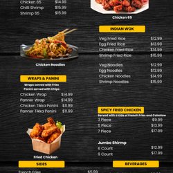 Pakkaa Local - Dinner Menu Page - 2
