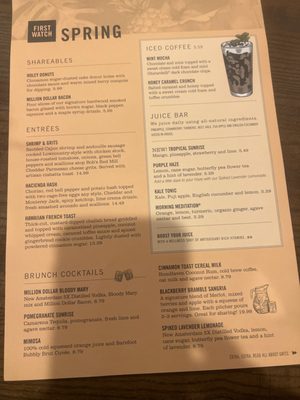Menu photo 5 First Watch Sugar Land, TX