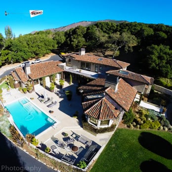 Regency Construction - aerial view of a home with a swimming pool - General Contractors Near Me - Carmel Valley, California