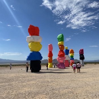 Seven Magic Mountains - Public Art Near Me - Las Vegas, Nevada