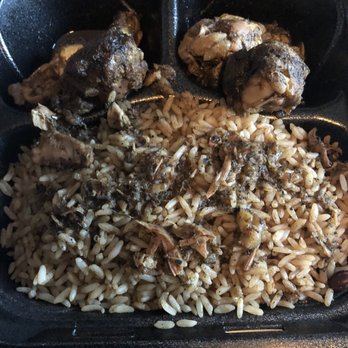 Sherells Place - Jerk wings(4)  with rice. Lunch special $8 - Caribbean Near Me - McDonough, Georgia