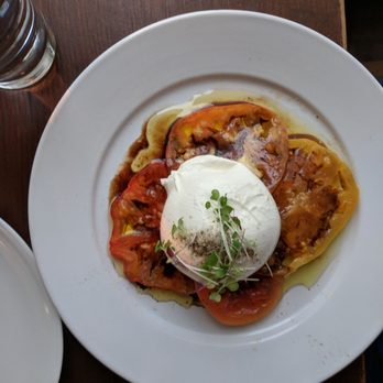 Cantinetta - Burrata, tomato, greens, olive oil - Tuscan Near Me - Seattle, Washington Cantinetta - Burrata, tomato, greens, olive oil - Tuscan Near Me - Seattle, Washington
