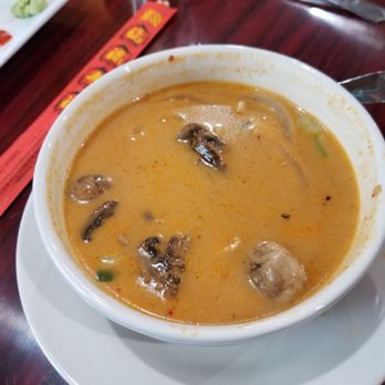 Tasty Thai - Tom Kha soup - small bowl that was big! - Thai Near Me - San Antonio, Texas