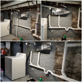 Godbouts Plumbing & Heating - Changed clogged 1-1/2 PVC to 2" pvc for washing machines - Plumbing Near Me Godbouts Plumbing & Heating - Changed clogged 1-1/2 PVC to 2" pvc for washing machines - Plumbing Near Me