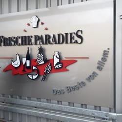 FrischeParadies - Schild am Eingang