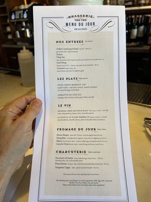 Menu photo 3 Brasserie Ten Ten Boulder, CO