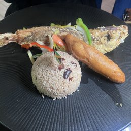 Escovitch Fish, Rice and peas, festival