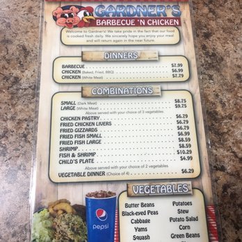 Gardner's Barbecue 301 Flagship Store - Menu - Barbeque Near Me - Rocky Mount, North Carolina