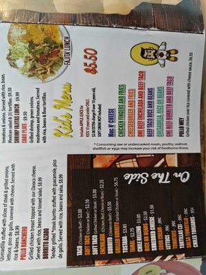 Menu photo 3 Corralejo Mexican Grill DODGEVILLE, WI
