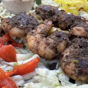 Irie Island Eats - Jerk shrimp - yum! - Coffee & Tea Near Me - Marathon, Florida