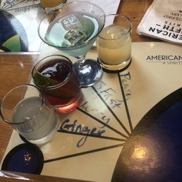 Rotating cocktail flight. Soooo goooood! Peary Mary was my favorite. Rotating cocktail flight. Soooo goooood! Peary Mary was my favorite.
