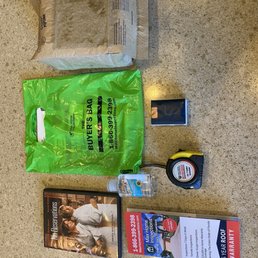 Our gift bag goodies