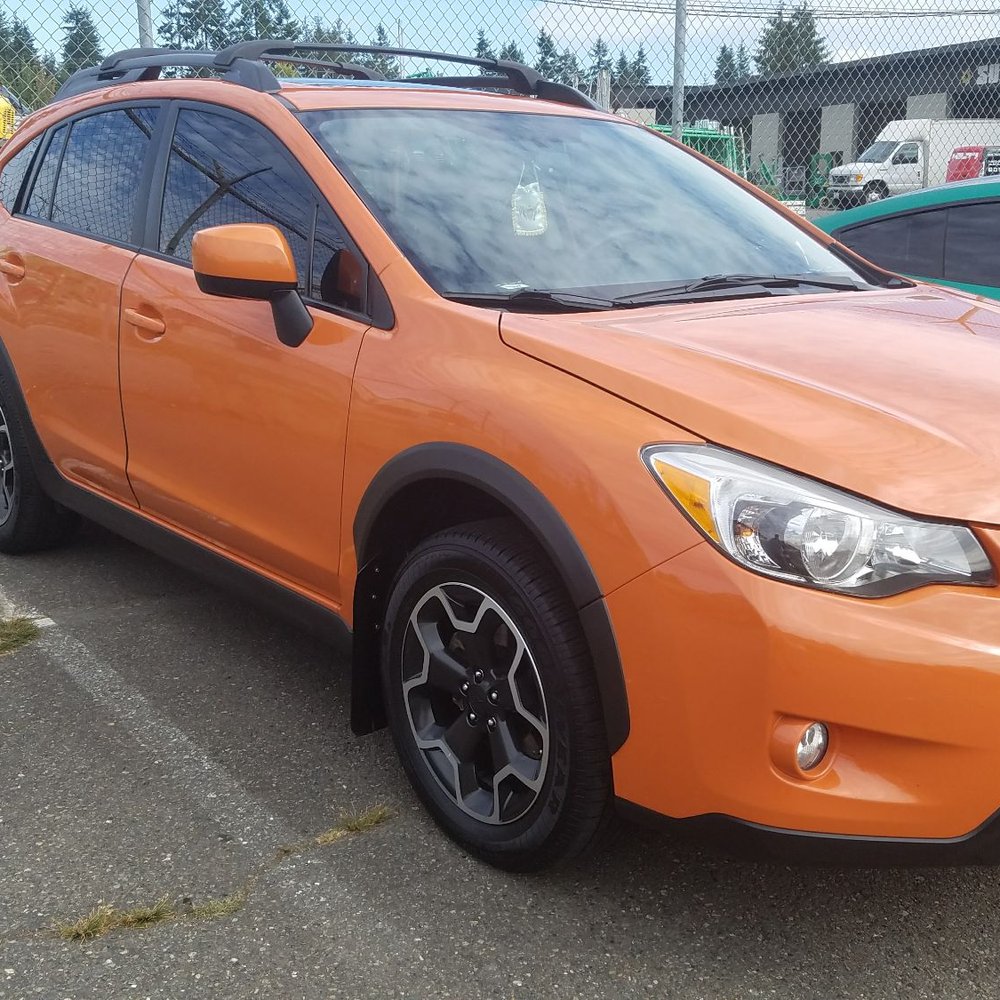 My crosstrek,  picture does t do it justice!