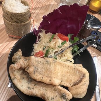 Saap - Fried flounder - Laotian Near Me - Cary, North Carolina Saap - Fried flounder - Laotian Near Me - Cary, North Carolina