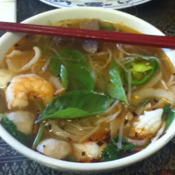 Bayon Restaurant - #25 - Seafood & Pork Rice Noodle Soup - Vietnamese Near Me - Stockton, California