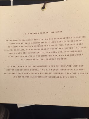 Menu photo 1 Hernando Cortez Cologne, NW