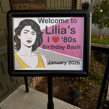 The Woman's Club - Exterior - the Club created a great welcome sign to the party! - Venues & Event Spaces Near Me - South Pasadena, California The Woman's Club - Exterior - the Club created a great welcome sign to the party! - Venues & Event Spaces Near Me - South Pasadena, California