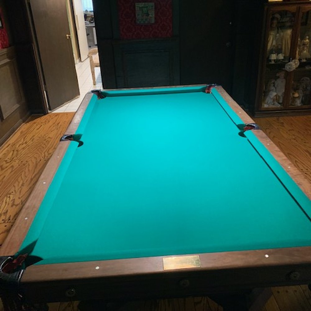 our Adler re-felted pool table by USA Made Pool Tables our Adler re-felted pool table by USA Made Pool Tables