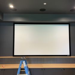 Wires Only AV Solutions - 120inch Home theater screen