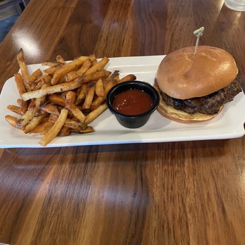 BRU Burger Bar - Carmel - Provençal* with fries - Burgers Near Me - Carmel, Indiana
