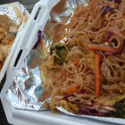 BB Kitchen Authentic Thai - Pannang Curry and Pad Thai. Delicious!