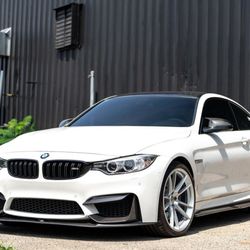 Crown Customs and Coatings - Hyper Silver HRE Wheels on the BMW M4