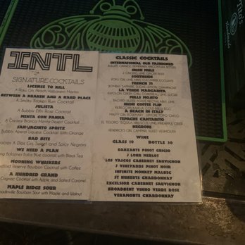Lick It Up - Downtown El Paso - Bar menu from upstairs - Mexican Near Me - El Paso, Texas Lick It Up - Downtown El Paso - Bar menu from upstairs - Mexican Near Me - El Paso, Texas