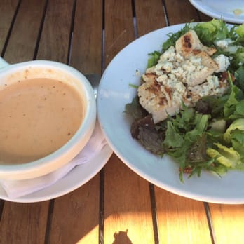 Belmont Brewing - Lobster bisque somewhat eaten cuz it was too yummy to wait for a pic. And, chicken blue salad...not bad. - Breweries Near Me - Long Beach, California Belmont Brewing - Lobster bisque somewhat eaten cuz it was too yummy to wait for a pic. And, chicken blue salad...not bad. - Breweries Near Me - Long Beach, California