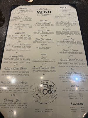 Menu photo 1 The Easy Otter Salem, OR