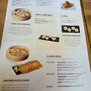 Dough Zone Dumpling House - San Mateo - Menu 6/13/26 - Shanghainese Near Me - San Mateo, California