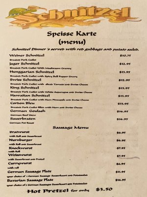 Menu photo 2 Schnitzel Vidor, TX Menu photo 2 Schnitzel Vidor, TX
