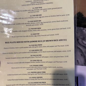 Sonora Thai Cuisine - Lunch Menu. March 2026 page 1 - Thai Near Me - Sonora, California Sonora Thai Cuisine - Lunch Menu. March 2026 page 1 - Thai Near Me - Sonora, California