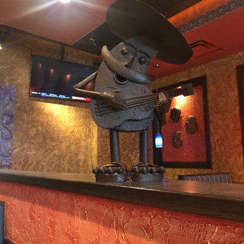 La Parrilla Mexican Restaurant - Quirky metal sculpture. This thing was staring at me. - Mexican Near Me - Marietta, Georgia