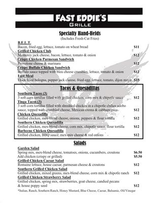 Menu photo 2 Black Swan Bar & Grill Hilliard, OH Menu photo 2 Black Swan Bar & Grill Hilliard, OH