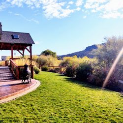 Yak Landscape Maintenance - Creekside backyard installation.
