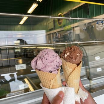 Triangle Market Ice Cream Stand - two cones of ice cream - Ice Cream & Frozen Yogurt Near Me - Everett, Washington Triangle Market Ice Cream Stand - two cones of ice cream - Ice Cream & Frozen Yogurt Near Me - Everett, Washington