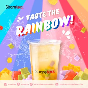 Sharetea - Rainbow Rice Gems are here. Don't forget adding them to your drink! - Bubble Tea Near Me - Washington, DC, District of Columbia Sharetea - Rainbow Rice Gems are here. Don't forget adding them to your drink! - Bubble Tea Near Me - Washington, DC, District of Columbia