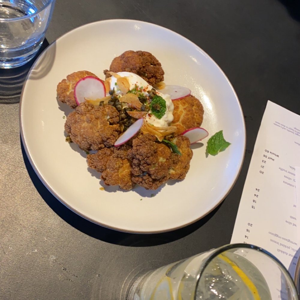 Chickadee - Fried cauliflower and burrata - New American Near Me - Boston, Massachusetts Chickadee - Fried cauliflower and burrata - New American Near Me - Boston, Massachusetts