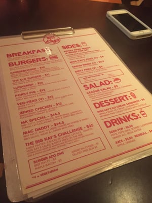 Menu photo 3 Miss Kay's Brisbane, QLD