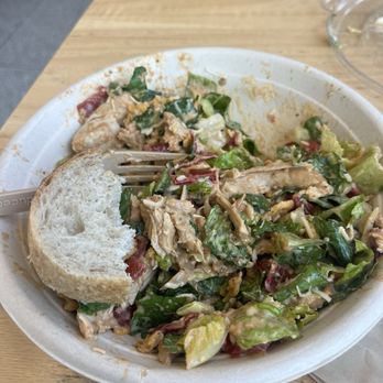 Chopt Creative Salad Co. - Mexican Caesar Salad with Chicken tinga and Mama Lil's spicy peppers - Salad Near Me - Birmingham, Alabama Chopt Creative Salad Co. - Mexican Caesar Salad with Chicken tinga and Mama Lil's spicy peppers - Salad Near Me - Birmingham, Alabama