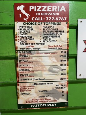 Menu photo 4 Pizzeria Di Giovanni Charleston, SC